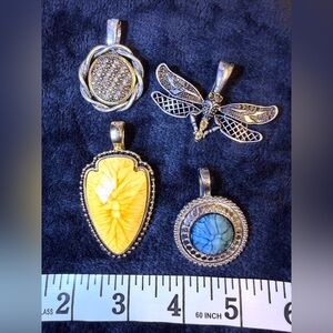 Bundle of 4 Vintage Pendants